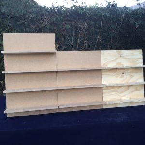 Modular Display Shelves 1 modular display stands, joined